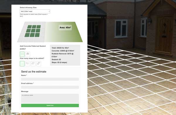Concrete calculator estimator