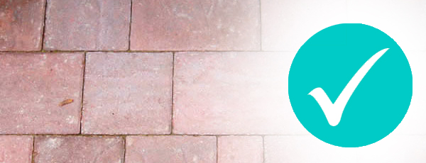 Colour pattern of concrete paving