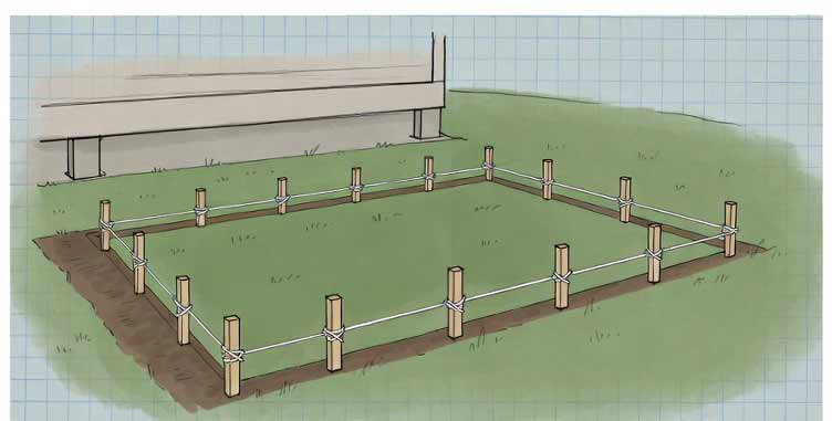 garden driveway planning sketch
