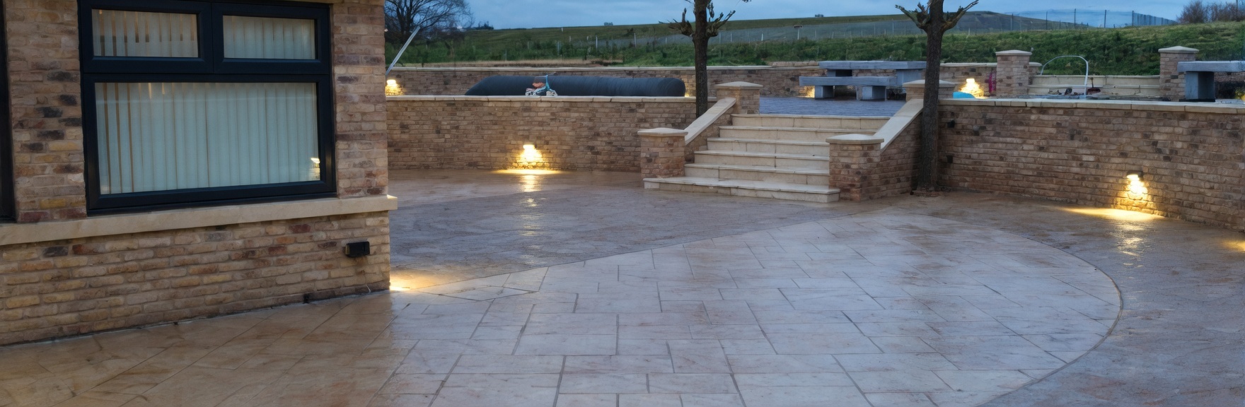 garden driveway planning sketch